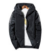 Spring Autumn Mens Casual Hoodie Jacket Letter Printed Men's Windbreaker Coat Windproof Male Outwear Jacket ,DA688