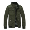 Casual Men's Jacket Spring Army Military Jacket Men Coats Winter Male Outerwear Autumn Overcoat Khaki EDA085