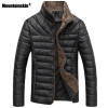 Autumn Winter Men Warm Jacket Casual Parkas Men's Coat Single Breasted Outerwear Mens Brand Clothing SA415