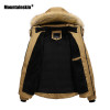 New Winter Men's Coats Male Parkas Casual Thick Outwear Fleece Jackets Warm Overcoats Mens Brand Clothing 6XL SA546