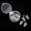 4pcs Magnetic Anti Snore Apnea Nose Clip Healthy Sleeping Aid Equipment Stop Snoring Mini Transparent Anti-Snoring Device Tool