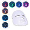 LED Facial Mask 7 Color Light Photon Tighten Pores Skin Rejuvenation Anti Acne Wrinkle Removal Therapy Beauty Treatment Salon