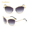 New Fashion Cat Eye luxury Sunglasses Women Brand Designer Twin-Beam Mirror Men Sun Glasses Vintage Female oculos de sol