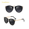Women Metal Arrow Sunglasses Female Brand Designer Flat Lens Sun Glasses Retro Round Elegant Classic Fashion Gafas