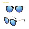Women Metal Arrow Sunglasses Female Brand Designer Flat Lens Sun Glasses Retro Round Elegant Classic Fashion Gafas