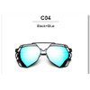 Brand Designer New Big Mirror Sunglasses Women UV400 Hexagon Hollow Out Polarized Sunglasses