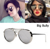 J2018 New Fashion Big Bully Aviation Style Sunglasses Women Men Brand Design Thick Metal Frame Sun Glasses