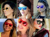 Fashion Women Oval Style Sunglasses Vintage Brand Designer Cat Eye Sun Glasses