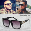 Fashion Grandmaster Two Gradient Sunglasses Men Vintage Retro Hip Hop Style Sun Glasses