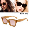  New Fashion Square Frame Sunglasses Vintage Gradient Brand Design Sun Glasses