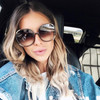 Fashion Women Vintage Oversized ButterFly Style Sunglasses Lady Gradient Brand Design Sun Glasses