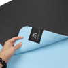 Matymats Non Slip TPE Yoga Mat for Hot Yoga Pilates Gymnastics Bikram Meditation Towel-High Density Thick 6mm Durable Mat 72''