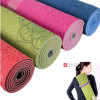 Non-slip TPE Yoga Mat 6mm Fitness Mat for Fitness Yoga Sport Mat Gymnastics Slimming Mats Balanceth Pad Pilates Yogamat