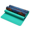 5 MM Lotus Pattern Suede TPE Yoga Mat Pad Non-slip Slimming Exercise Fitness Gymnastics Mat Body Building Esterilla Pilates