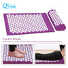 Dr.Qiiwi Massager Cushion Mat Set For Body back Acupressure Relieve Stress Pain Aches Muscle Tension Spike Yoga Mat and Pillow