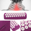 Yoga Mat Massager Pillow Foot Massage Cushion Acupressure Mat Relieve Stress Pain Acupuncture Spike Yoga Mat Pin Pad Yoga Mat