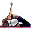 TPE Yoga Circles Pilates Professional Waist Shape Bodybuilding ABS Gym Workout Yoga Wheel Back Training Tool For Fitness