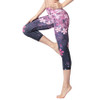 Sexy Cherry Blossom 3d Print Elastic Waist Sport Yoga Pant Quick Dry Polyester Running Dance Exercise Tight Workout Legging