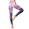 Sexy Cherry Blossom 3d Print Elastic Waist Sport Yoga Pant Quick Dry Polyester Running Dance Exercise Tight Workout Legging