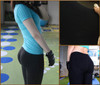 women Tight Sports hips push up leggings Yoga pant High Solid Skinny Stretch Leggings Size XS-XL 