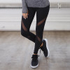 Quick-drying Net Yarn Yoga Pants Black High Waist Elastic Running Fitness Slim Sport Pants Gym Leggings