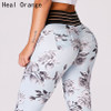 Print High Waist Push Up Sport Yoga Pants Athletic Leggings Gym Clothing Dry Fit Fitness Women Tight Jogging Pants 