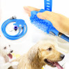 Pet bath nozzle Bathing Tool Comfortable Massager Shower Tool Cleaning Washing Bath Sprayers Palm-Sized Dog Scrubber Sprayer