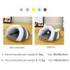 Pet Mat Winter Warm nest Pet Cat Small Dog Puppy Kennel Bed Sofa Sleeping Soft Polar Fleece Bag House Puppy Cave Bed 5 ColorsS-L