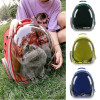 new transparent pet backpack Transparent Breathable Puppy Cat Bag Top Quality Fashion Dog Outdoor Carrier Bag Pet Products