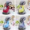 Dog Sleeve Comfortable Warm Cotton Hoodie Dog Puppy Style Wind Wear Camisole Teddy Chihuahua Clothes Multicolor XS-XXL