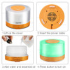 500ml Ultrasonic Air Humidifier led light wood grain Essential Oil Diffuser aromatherapy mist maker 24V Remote Control