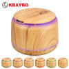 300ml Ultrasonic Humidifier Aroma Essential Oil Diffuser Wood Grain Cool Mist Humidifier aromatherapy diffuser With 7 Color LED