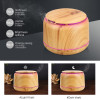 300ml Ultrasonic Humidifier Aroma Essential Oil Diffuser Wood Grain Cool Mist Humidifier aromatherapy diffuser With 7 Color LED