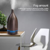 100ml essential oil diffuser ultrasonic humidifier wood aroma air diffuser led lights for home cool mist maker fogger