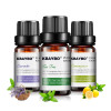 Essential Oil for Diffuser,Water-soluble Oil for Aromatherapy Humidifier 3 Kinds Fragrance of Lavender, Tea Tree,Lemongrass