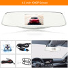 Car dash camera cam dvr dual lens rearview mirror auto dashcam recorder registrator Vehicle car video full hd front and rear