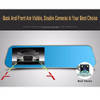 4.3'' Dash Cam Mirror Car DVR Mirror Dual Dash Camera Dual Cameras Mirror Dashcam 1080P Full HD With Rearview Camera
