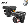 XPX G565-STR Car DVR 3 in 1 Dash cam Rear View Camera Radar detector GPS Full HD 1080P G-sensor Dashcam Car camera Car DVR