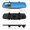 Car DVR Dash Camera Dash Cam 2.8" DVR Car Mirror Dual Len HD 1080P Rear View Camera Rearview Dashcam Auto Recorder Video #0928