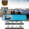 Car DVR Dash Camera Dash Cam 2.8" DVR Car Mirror Dual Len HD 1080P Rear View Camera Rearview Dashcam Auto Recorder Video #0928