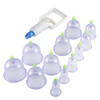 12pcs/set Health Care Medical Vacuum Body Cupping Therapy Cups Massage Body Relaxation Healthy Message Set