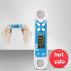 Digital LCD Body Fat Monitor Analyzer Meter Health Monitors BMI Tester Calculator with Time Clock Weight Control Management
