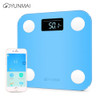 Mini Smart Electronic LCD Digital Weight Scale Body Fat Bathroom Scale Smart Digital with App Control 3 Colors 180KG