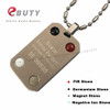 Quantum Pendant Japan Technology Bio Scalar Energy Pendants Charms with Stainless Steel Chain &amp; Crystal Gift Box