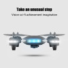 New blue elf drone professional four-axis aircraft aerial photography fixed height remote control helicopter boy toy