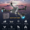 Lensoul XT-1 Quadcopter 2.4GHz 6 axis gyro 1080P 120 degree camera LED lighting fixed high folding UAV + receiving packet Drone