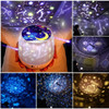 LED Night Light Moon Lamp Star Projector Luminaria Ocean Universe Sky Constellation Lights For Christmas New Year Gifts