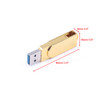 32/64GB Type C Metal Rotary Mobile Phone U Disk USB Flash Drive OTG for Android Phone Computer Mini Flash Drive Memory Stick