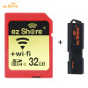 New 100% original Real Capacity Ez Share Wifi Sd Card Memory Card reader 32G 64G 128G C10 for Camera free Shipping 