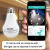 1080P Wireless Panoramic IP Camera 2MP Home Surveillance Network Camera Security Lamp Night Vision Audio Free APP